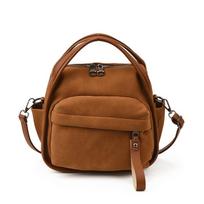 Women's 2025 Autumn High-Quality Textured Commute Tote Bag - Casual Single Shoulder & Crossbody tamsiai ruda spalva