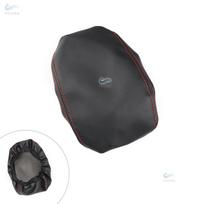 Car Accessories Microfiber Leather Center Control Armrest Box Cover Sticker Trim For Peugeot 308 2012 2013 2014 2015 2016 A Black-red line gray