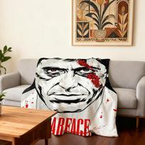 Classic Movies S-Scarface Blanket Super Warm Comfortable Plush Throw Blanket Child Home Sofa Bedroom Gift 30x40in black