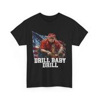 Gręžk Kūdikis Gręžk Amerikietiškas 2025 JAV Vėliava Juodi Unisex Marškinėliai S-5XL Q8743 3XL brown