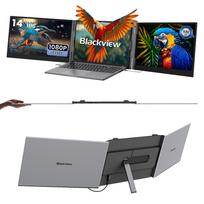 Blackview DCM6 Pro Nešiojamas monitorius 14  FullHD 60Hz IPS Itin plonas USB-C Garsiakalbis Monitorius only monitor juoda