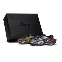 Adidas XLG MTW Slip Resistant Abrasion Resistant Low top Running Shoes Unisex Black Gold Silver JR5383(Team80-S-BOX) 42 black