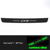 AAFD1 Automobilio Durų Kraštų Apsaugos Slenksčio Raštas Šviečiantys Anti-Scratch Lipdukai Mazda CX5 CX-5 Logotipui Galinės Bagažinės Buferio Slenksčio Juostelės black