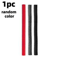Silicone Heat Insulation Strip Sleeve High Temperature Resistance Guard sleeve Kitchen Baking Tool Microwave Oven random color -- 1pc black
