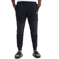 Nike Tech Fleece kelnės 'Juodos su ryškiai raudona' Vyriškos IH4303-010 XXL black
