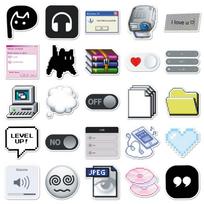 50vnt 404 Tinklo Klaida Java Pasidaryk Pats Lipdukai Juokingi Programuotojai Interneto Memas Lipdukas Scrapbooking Telefonui Bagažui Vandeniui Atsparūs Lipdukai gray