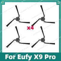 Compatible For Eufy X9 Pro Vacuum Cleaner Side Brush Hepa Filter Mop Cloth Rag Accessories Replacement Spare Parts black