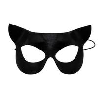 Helovino katės kaukė pusės veido nėrinių maskaradinė kaukė katės lapės gyvūno cosplay kostiumas karnavalo baliui vakarėlio aksesuarai black