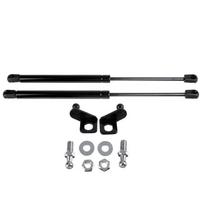 2x Variklio dangčio dujiniai amortizatoriai, modifikacija, pakėlimo atrama Opel Astra J Vauxhall MK6 GTC 2009-2015 black