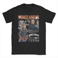The Boys Homelander Billy Butcher T Shirt Unisex Women 100 Cotton Funny TShirt Round Collar  Tee Shirt Short Sleeve Clothing 6XL S gray