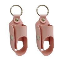 Pack of 2 Asthmas Inhaler Holder Case Designed for Including Waterproof Materials Scratch Protective rožinė