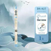 DianShi Soft Tip Brush Pen - Ideal for Students, Journals, Watercolor, Calligraphy & Art (DS-827) white