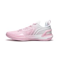 Li Ning Liren Assassin 1 Basketball Shoes Men's Low Top Soft Cherry Blossom Pink/Standard White ABPU021-6 45 balta