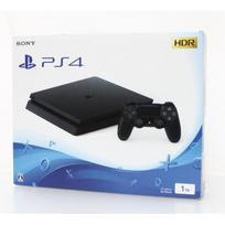 SONY PlayStation 4 Jet Black 1TB PS4 warranty [Refurbished] (CUH-2100BB01) [Manufacturer Discontinued] 180-day juoda