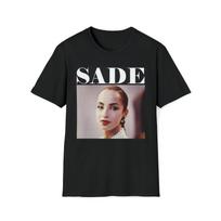 Vintage Sade 90s T-Shirt and kids shirt: Unisex Soft Style Cotton Tee 110 gray