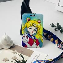 Anime pažymėjimo laikiklis Animaciniai dirželiai raktams Kaklo dirželis kortelei Ženkleliui Sporto salės Raktų pakabukas Raktų pakabuko Aksesuarai Dovanos gray