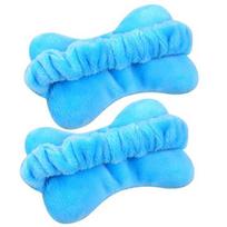 2Pcs Wrist Rest Non Slip Wear-resistance Multicolor Chic Comfortable Touch Novelty Hands for Desktop mėlyna