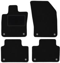 Juodi veliūriniai automobilio kilimėliai, skirti: Volvo S60 II universalui, sedanui (2018-)