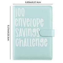 A5 Couple's 100-Day Savings Notebook with Insertable Binder A5 white