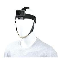 Galvos tvirtinimo juosta, reguliuojama, skirta Gopro Hero 12 11 10 9 8 7 6 DJI OSMO kamerai black