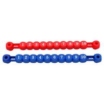 2Pcs Table Football Counter Foosball Air Hockey Scoring Units Counters Score Keepers 10 Numbers Score Counter Indicator raudona/mėlyna