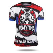 3D Muay Thai marginti vyriški marškinėliai yra šaunūs, sportiški ir madingi.  Tai trumpinys nuo „street wear“ ir patogu vasarą S black