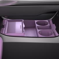Central Console Lower Storage Organizer for Mazda EZ-60 2025 blue