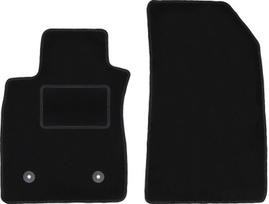 Priekiniai automobilio kilimėliai, skirti: Renault Clio III grandtour, universalui, hečbekui (2005-2012 m.), juodi