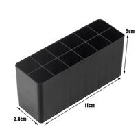 12/24/30/40/48/80/100 Slots Marker Pen Holder Multifunctional Brush Pen Storage Rack Pen Holder Black-40 Slots