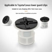 Toyota/Lexus Underbody Splash Guard Fasteners for Levin, RAV4, Highlander, Crown Chassis, and Engine Custom gray