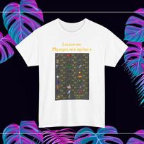 Runescape Excuse Me My Eyes Are Up Here 99 Skills Funny Gaming Cotton Shirt L