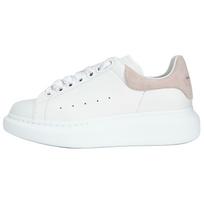 Alexander McQueen Oversized Sneaker Smooth Calfskin Low top Stylish Skateboarding Shoes Women's White Patchouli 553770WHGP79182 37.5