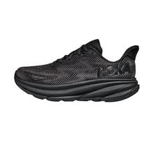HOKA ONE ONE Clifton 9 Fabric Low top Marathon Training Long Distance Running Shoes Women's Black 1132211-BBLC 36 black