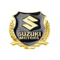 3D Metalinis automobilio emblemos lipdukas Kėbulo bagažinės ženklelio dekoravimo priedai Suzuki Ignis Grand Vitara Swift SX4 Jimny Samurai vožtuvui 1pc For Suzuki gray