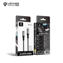 200 cm ilgio apipintas USB-C – Lightning 27 W kabelis LC560 TC-I Lenyes