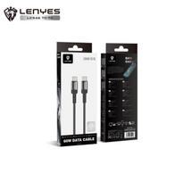 USB-C – USB-C kabelis su aliuminio apvalkalu 60 W 100 cm LC546 TC-TC Lenyes