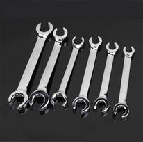 6Pcs Metric Flare Nut Spanner Wrench Tool Set 6-8 8-10 9-11 10-12 13-14 17-19 mm