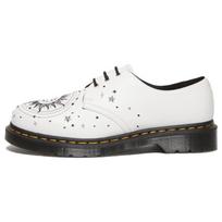 Dr. Martens 1461 Odiniai Siuvinėto Dizaino Žemi Laisvalaikio Batai Unisex Laisvalaikio Batai Balti 27851100 38 white