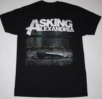 Vintage Stand Up And Scream  Asking Alexandria Black S-5XL Shirt SN137 Unisex T-Shirt XXXXL black