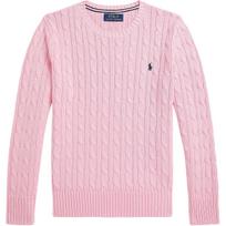 Polo Ralph Lauren pintas megztinis su mažu arkliuko siuvinėjimu Vaikams megztinis 323702674-511 M white
