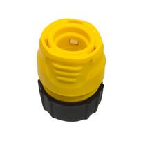 Hose Connector For Karcher 2.645-191.0, 6.5 X 3.3 X 4.5 Cm, Black, Compatible For Standard Hose Diameters And Click Systems yellow