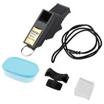 Professional Football Referee Whistle Basketball Volleyball Judge Whistle Sports Teacher Post Survival black + gold black