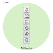 Zhuo's Six-in-One Daily Planner - Star Tracking, Weather, Course, Activity & Check-in Stamps gray