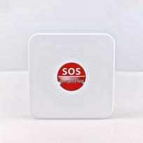 Belaidis avarinis garso ir šviesos signalizatorius viešoms erdvėms ir parduotuvėms Wireless Sound and Light Button Alarm