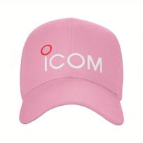 pc ICOM Ham Radio Logo Polyester Baseball Cap Casual Style Lightweight NonStretch Fabric Panel Unisex Adult Hat white