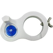 Precision Drill Spirit Level Small Circular Drill Leveler Assistant  Wall Installation 43 mm mėlyna