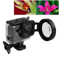 58 mm 16X makro objektyvo stambiojo plano filtras, skirtas GoPro HERO5 black