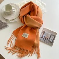 Mada Vienspalvis Kašmyras Šiltas Šalikas Naujo Dizaino Pašmina Žiema Dvipusis Skirtingos Spalvos Šalis Apsiaustas Bufanda su Kutu Apsiaustas 200x70cm brown