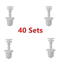 40 x Wheel Fender Clips 01553-02903 For Nissan Frontier Xterra Pathfinder Navara