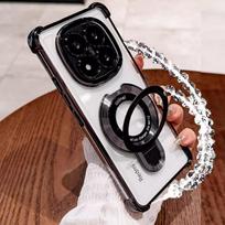 for Xiaomi 17 Pro max Glitter Magnetic Bracket Holde Bracelet Case for Xiaomi 15T Pro 13T 14T 15T Pro 15 Ultra Shockproof Cover Xiaomi 15 Pro juoda